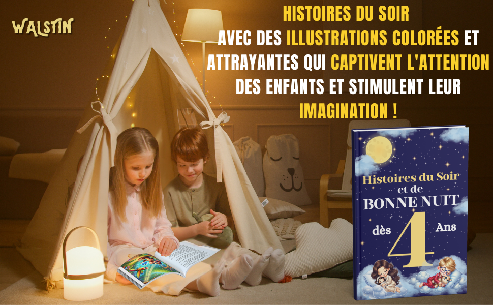 Histoires illustrées pour enfants de 4 ans avant de dormir