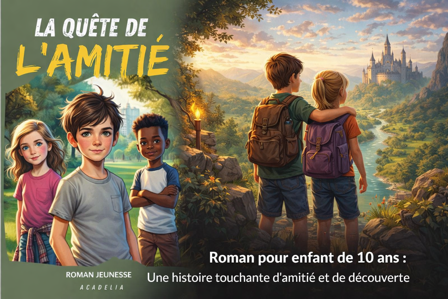 La Quête de l’Amitié – Roman jeunesse pour enfants de 10 ans
