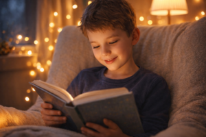 Meilleur livre pour garçon de 10 ans – garçon lisant un roman jeunesse