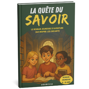 livre enfant éducatif savoir : "La Quête du Savoir", un roman pour enfant, Une aventure enrichissante qui stimule la curiosité et donne envie d’apprendre.